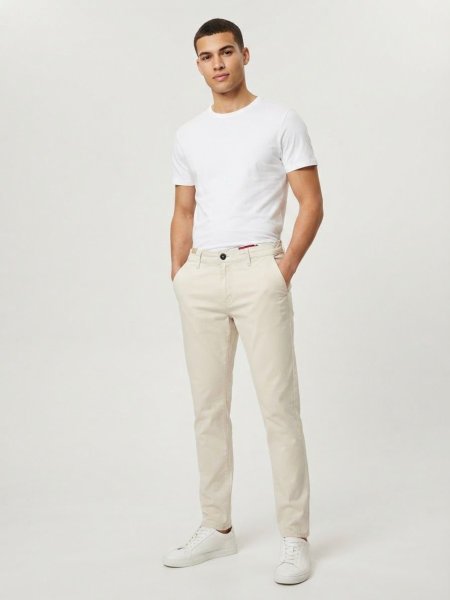 بنطلون كتان بيج JEANS PRO P600-V031